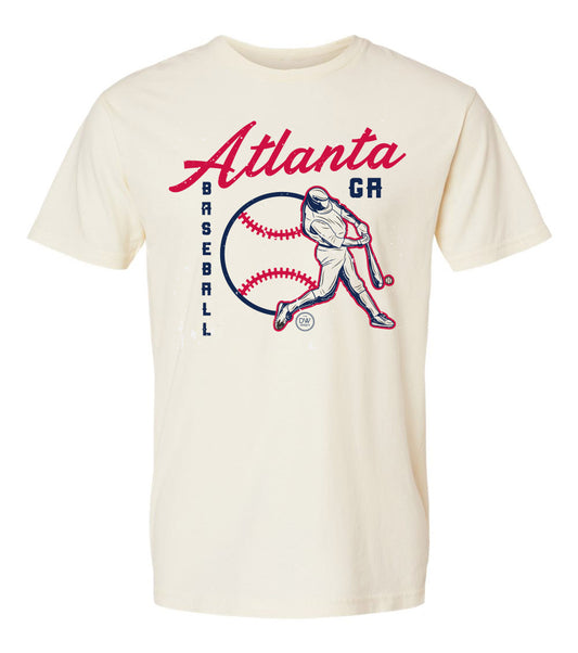 The Vintage Wash Atlanta Baseball Tee