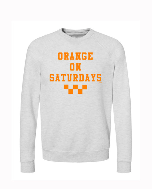 The Saturday Stacked Sweatshirt - Ath Grey