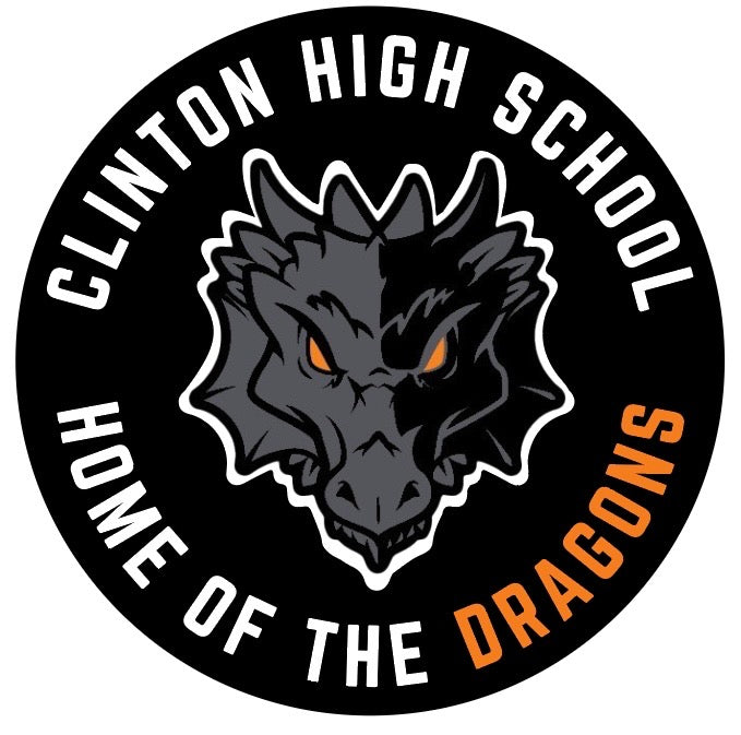 The Clinton Home of Dragons Magnet