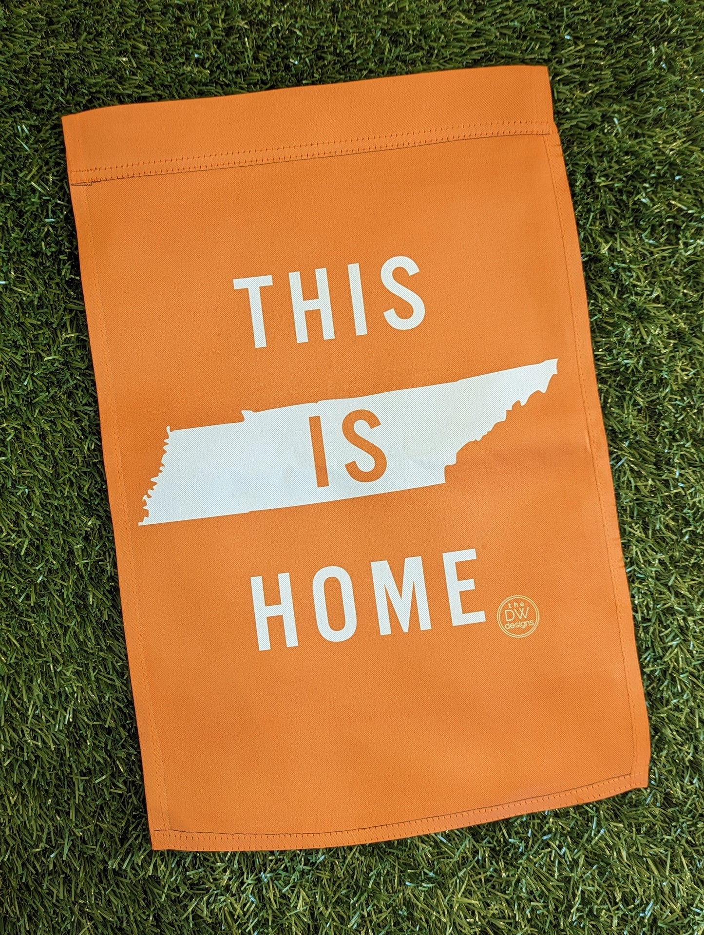 The This is Home Yard Flag - Orange