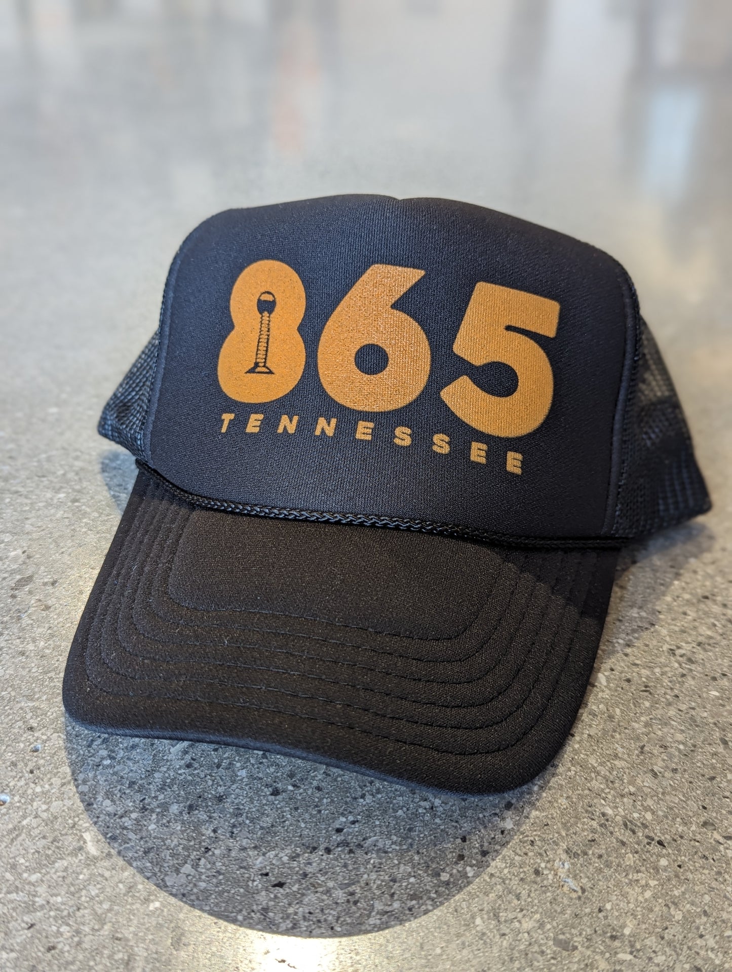 The 865 TN Foam Trucker - Orange ink