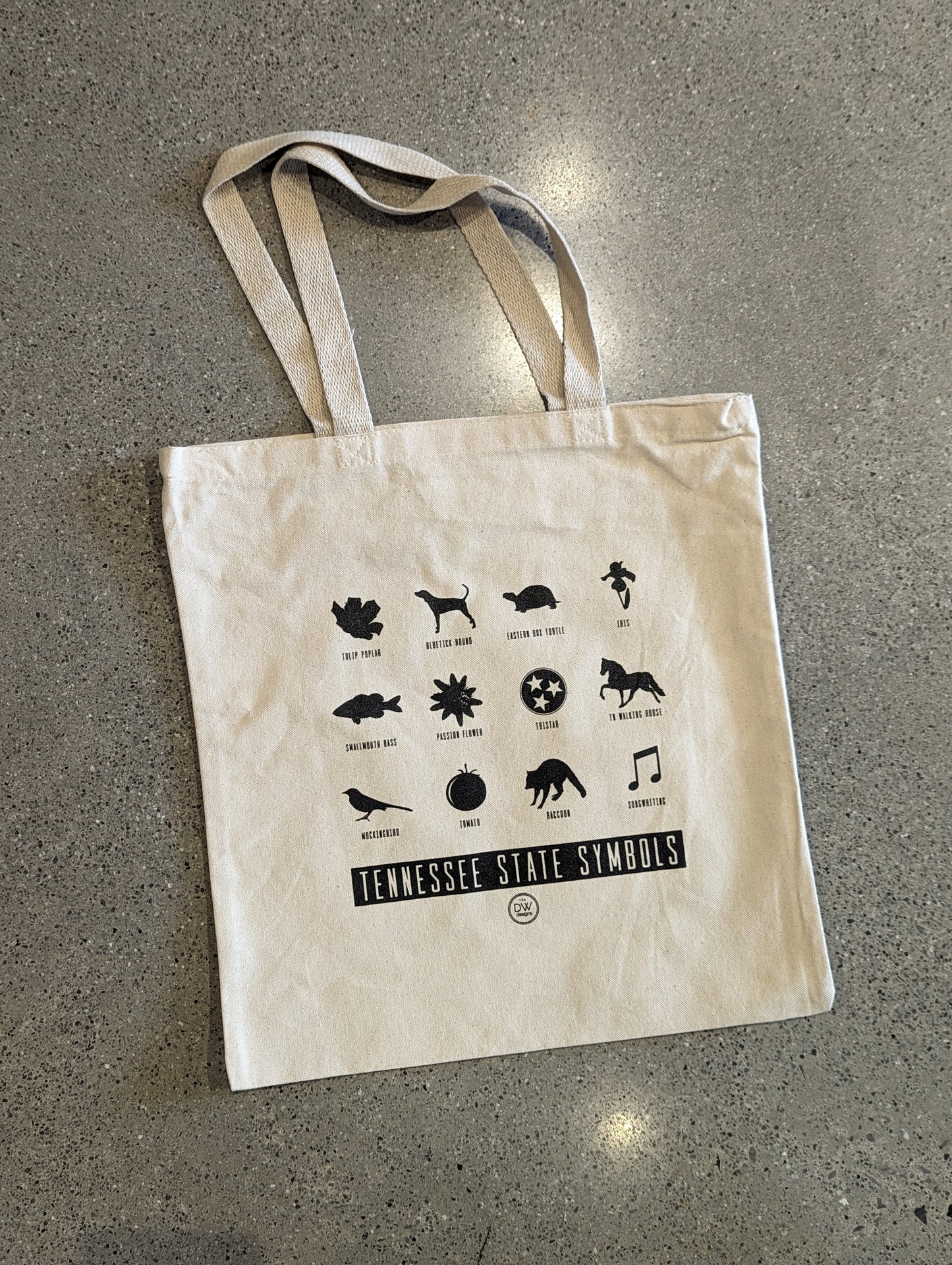 The TN State Symbols Canvas Tote