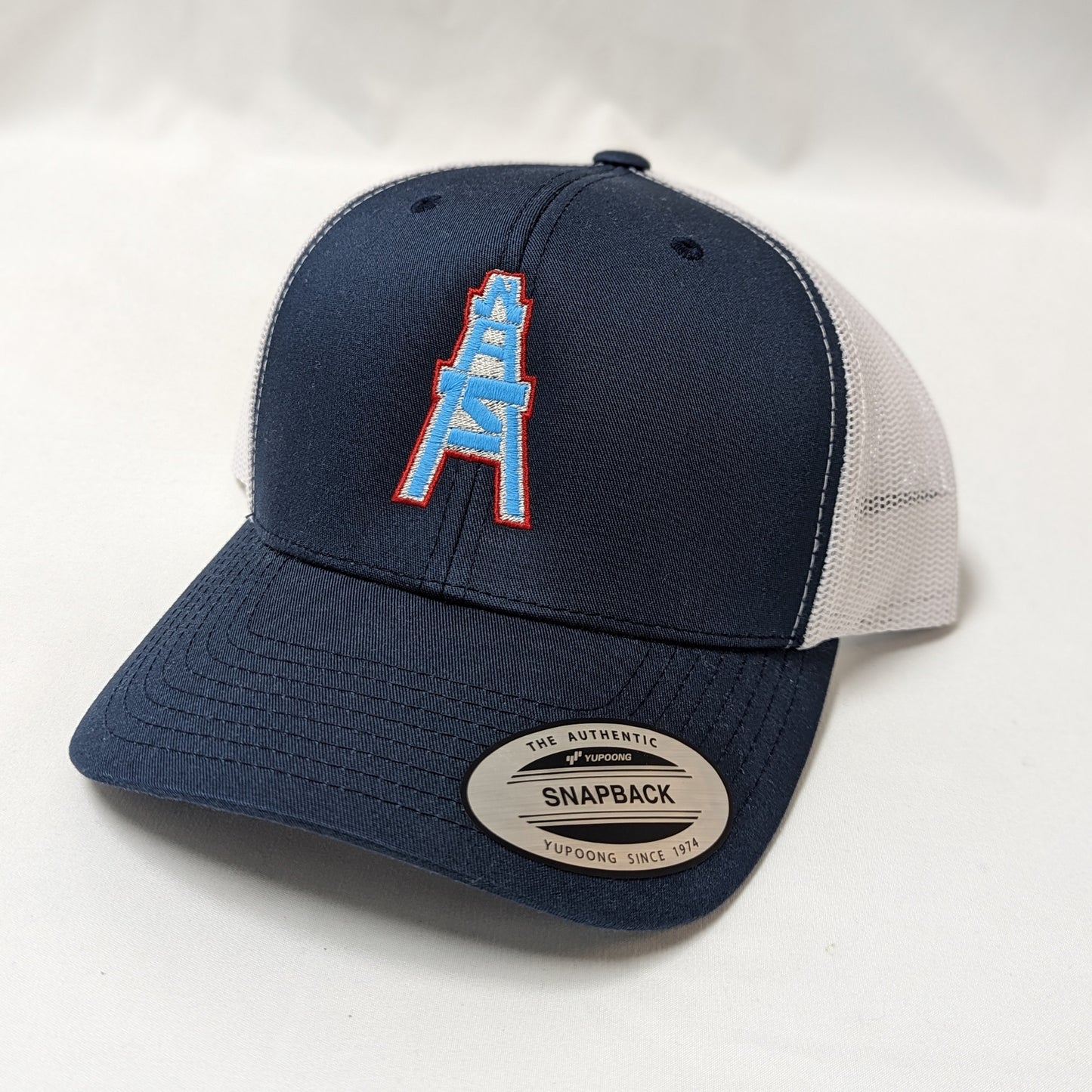 The NASH Oil Derrick Trucker Hat - Navy