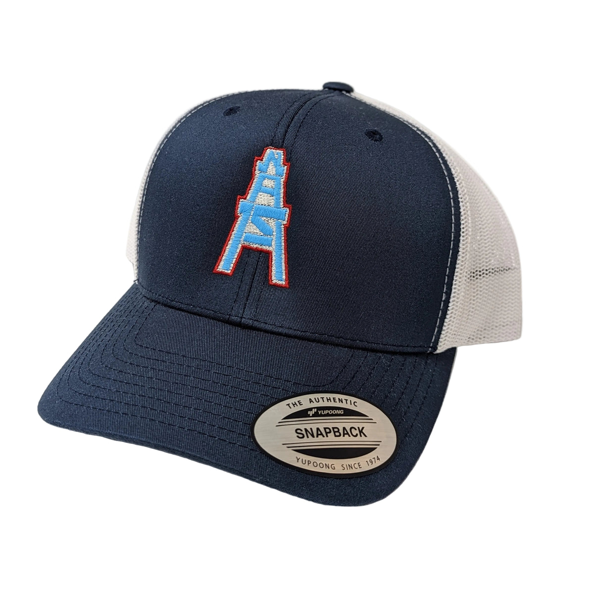 The NASH Oil Derrick Trucker Hat - Navy