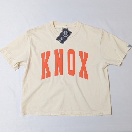 The KNOX PUFF Crop Tee - OFF-WHITE