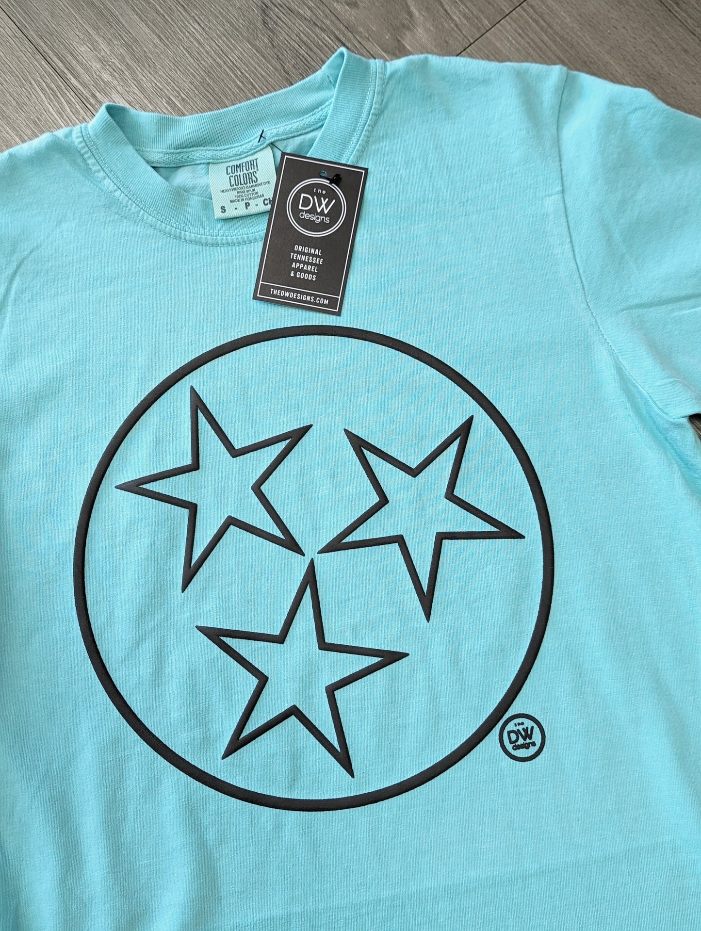 The Tristar Outline Puff tee - Mint