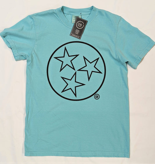 The Tristar Outline Puff tee - Mint