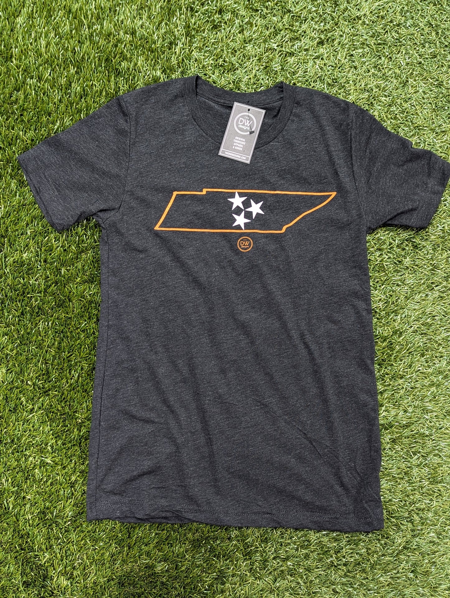 The Minimal Tristar State Tee - Charcoal
