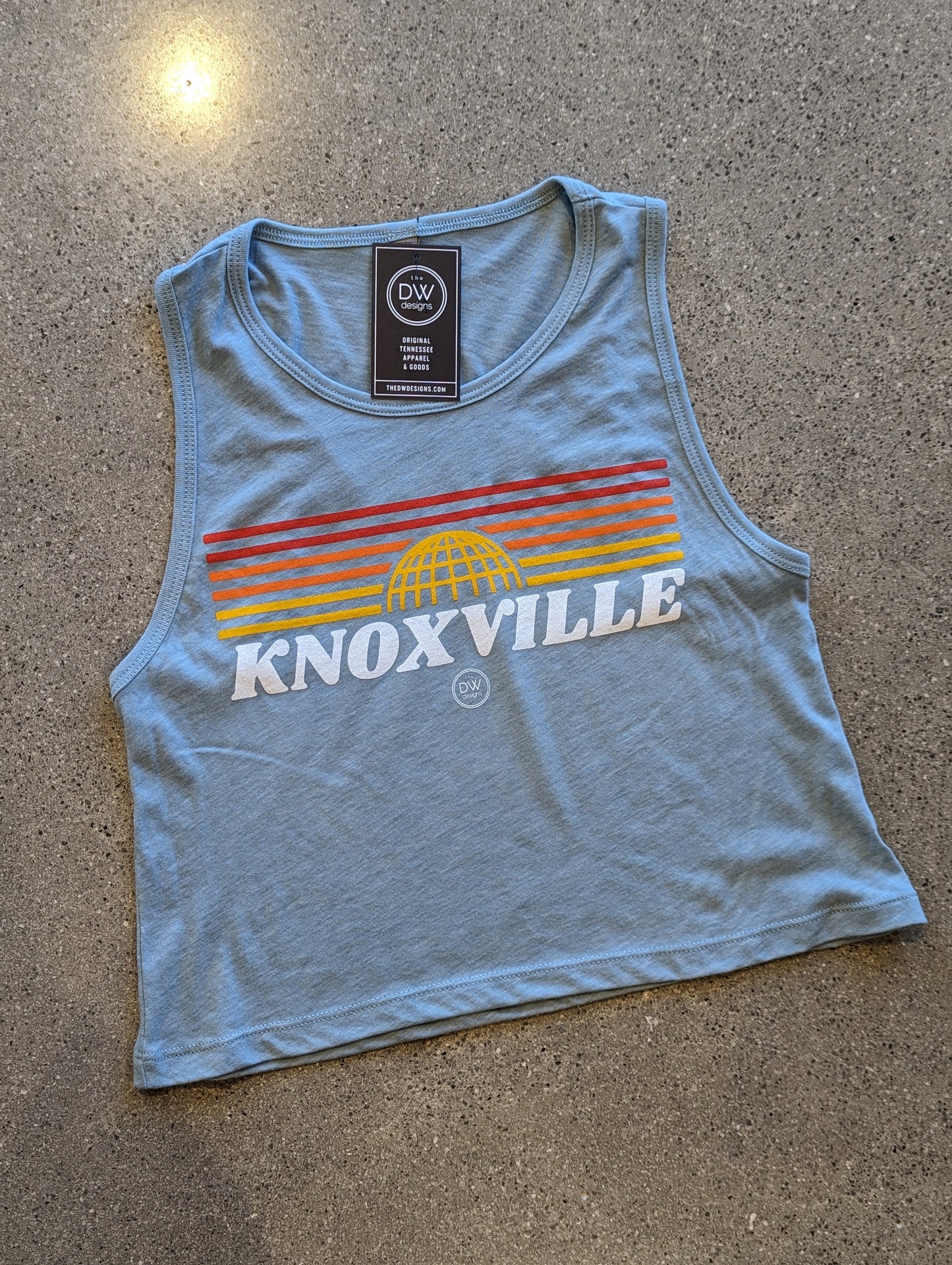 The Knoxville Sunset Women's Crop Tank