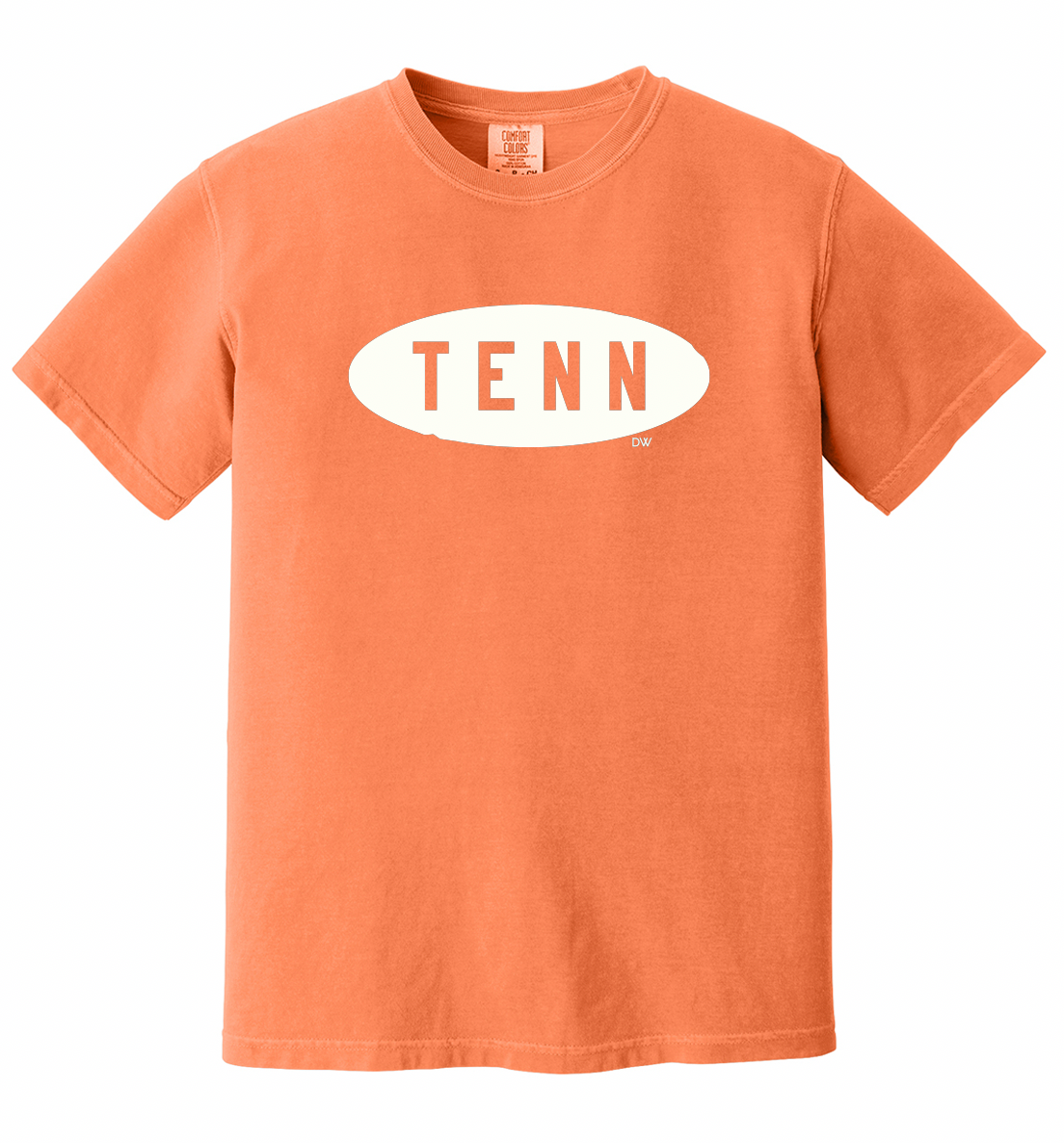 The TENN Oval CC Tee - Orange