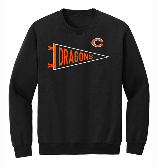 The Clinton Dragons Pennant Sweatshirt