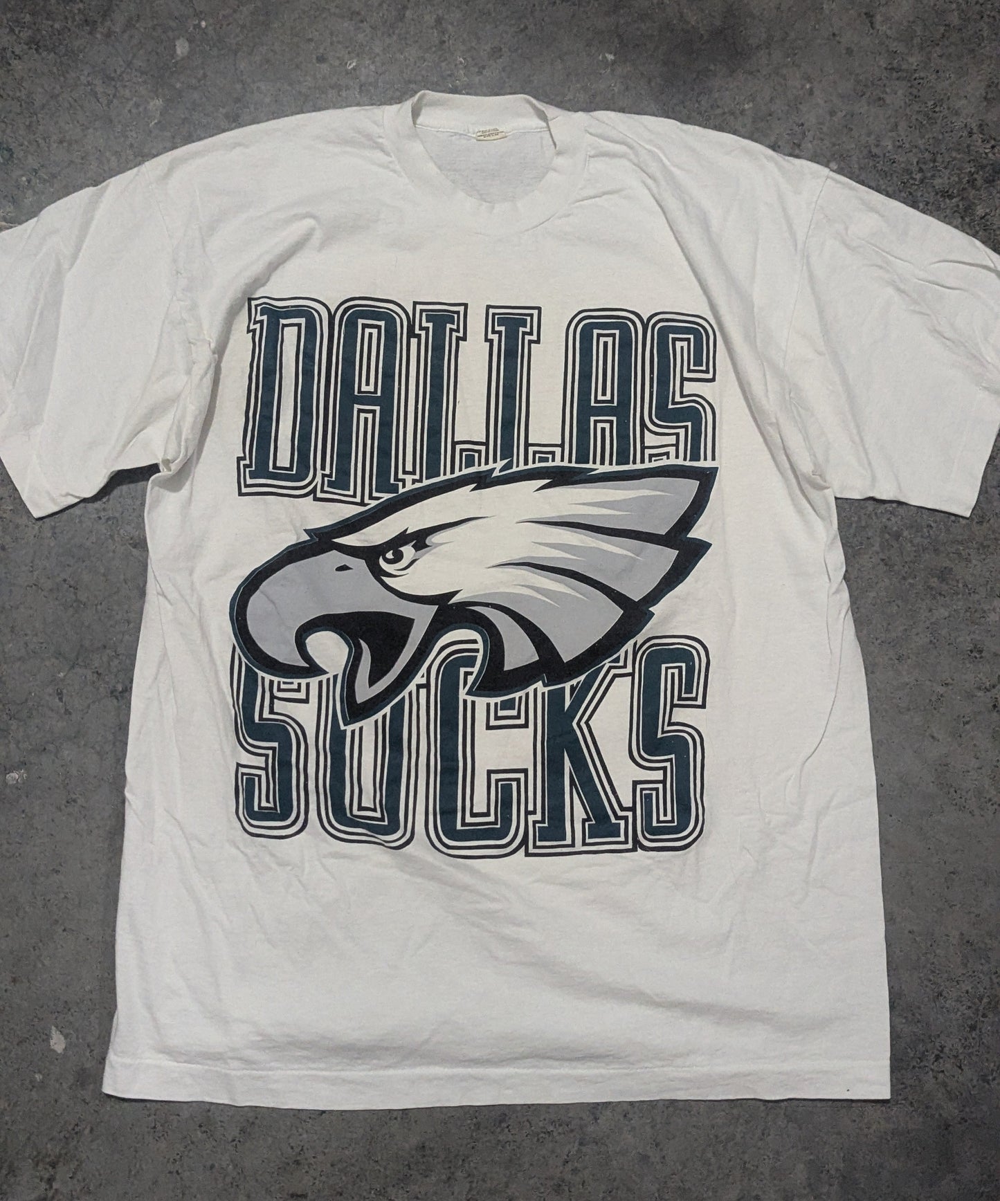 90's Dallas Sucks Eagles Fan Tee - XL