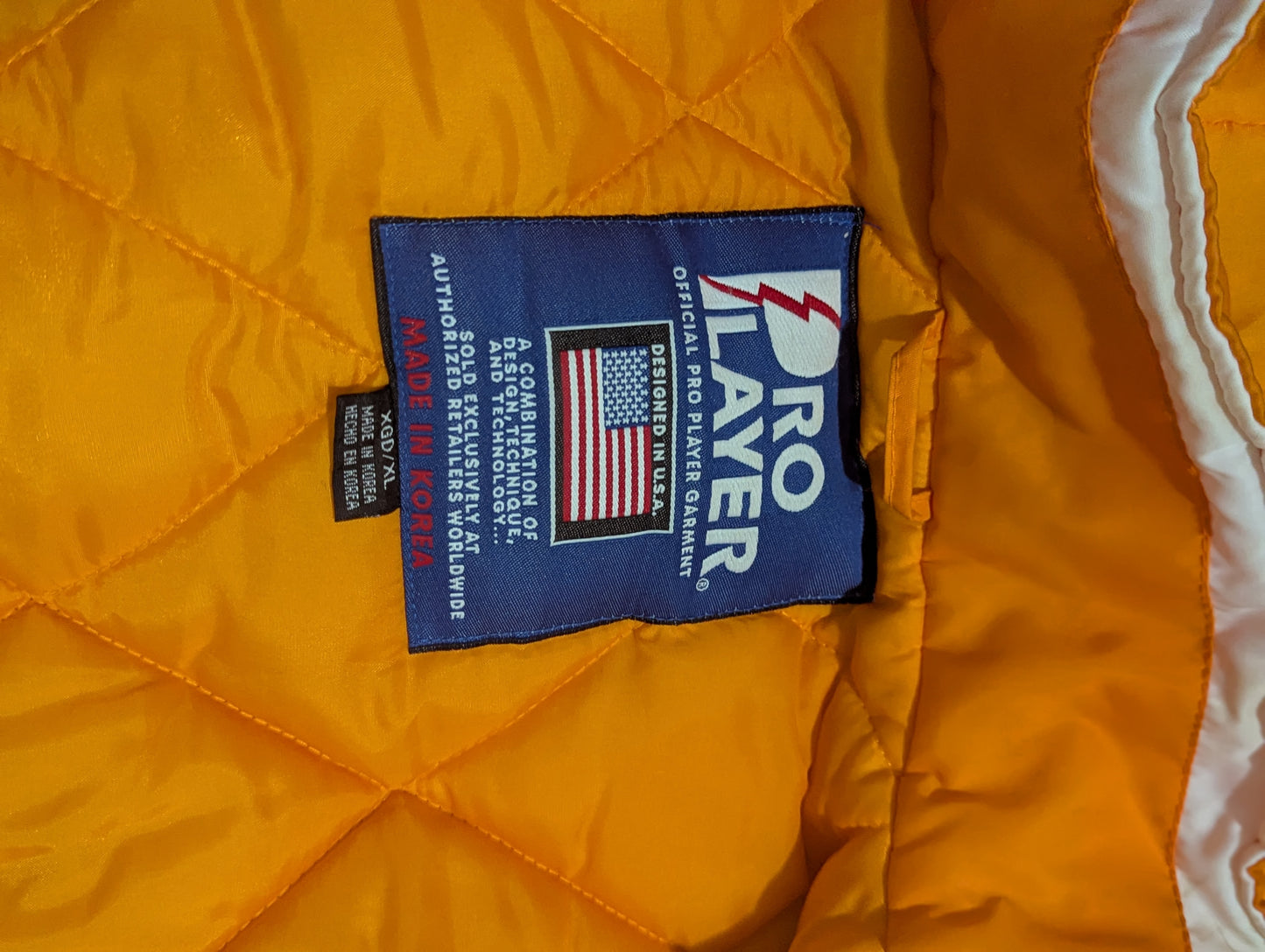 90's Pro Players Quilted Vols Jacket - XL
