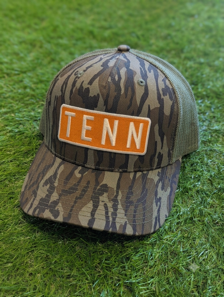 The Gameday Tenn Trucker Hat - Bottomland Camo
