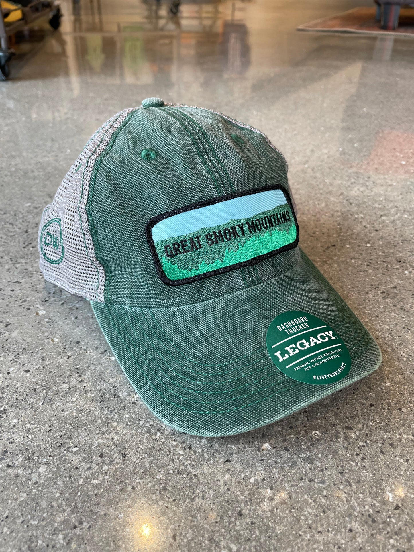The GSM Unstructured Legacy Hat - Green