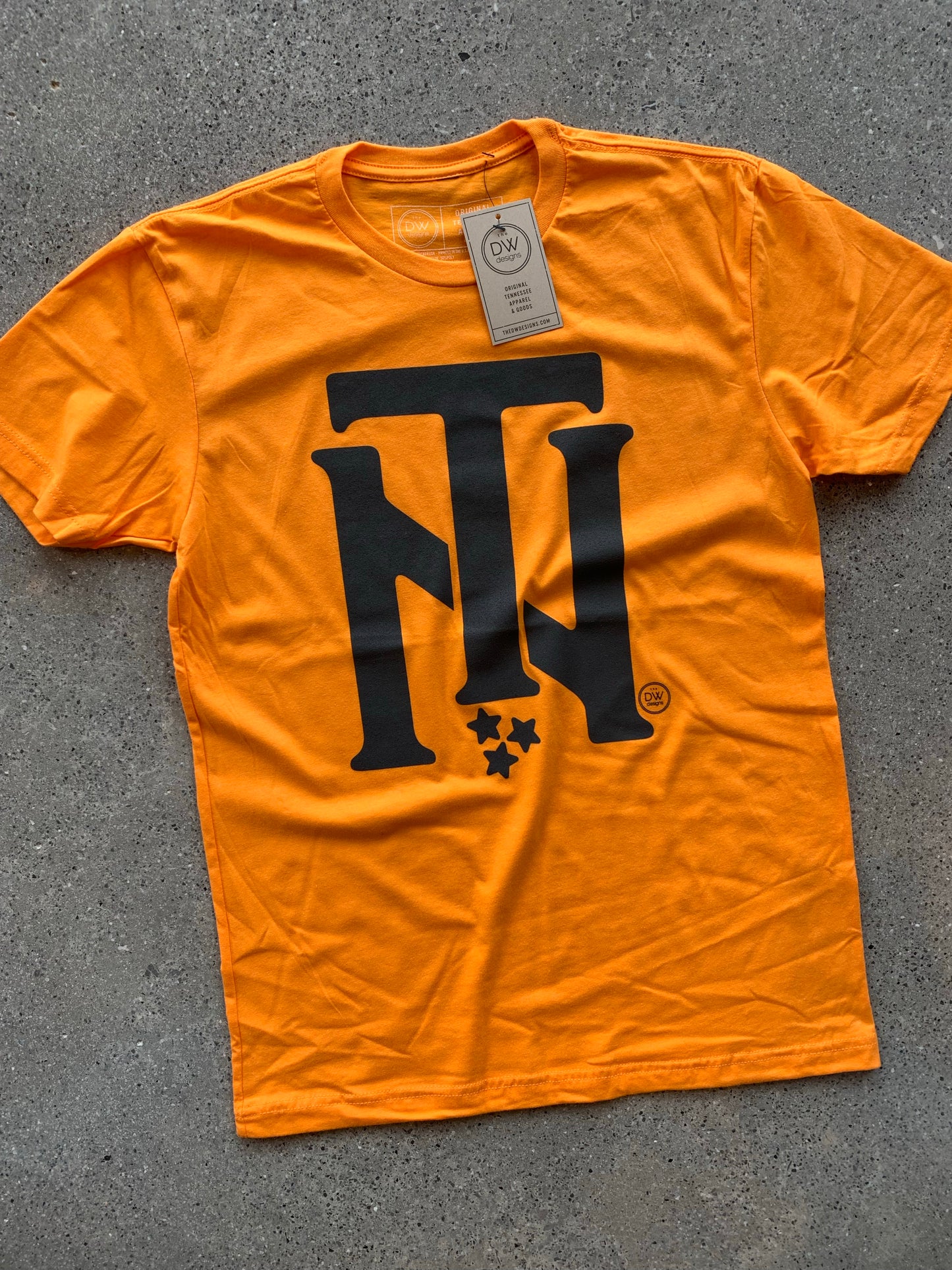 The TN Interlock Tee - Orange