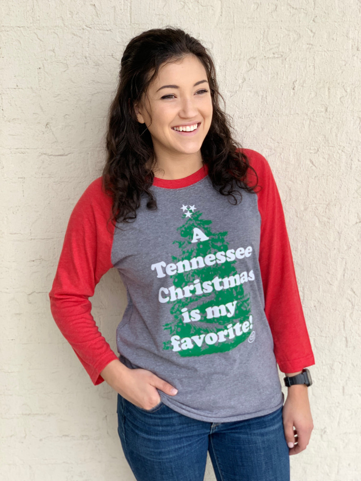 The Favorite TN Christmas Raglan