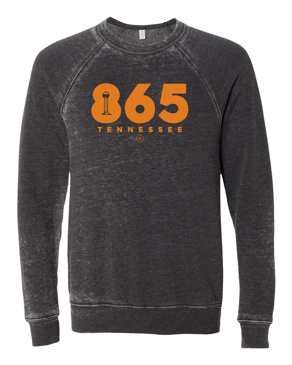 865 TN Crewneck Fleece Acid Wash Grey