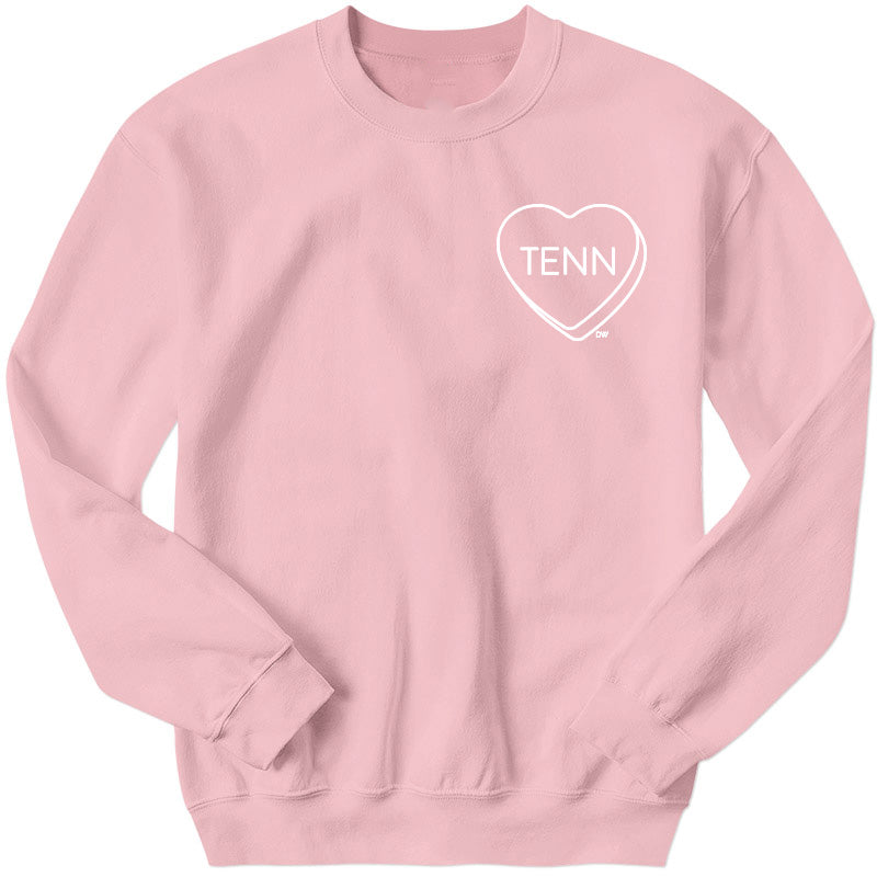 The TENN Candy Heart Sweatshirt - PINK