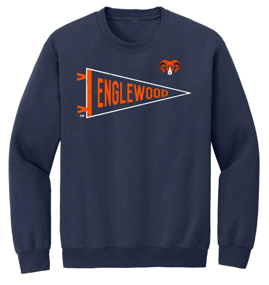 The Englewood Rams Pennant Sweatshirt