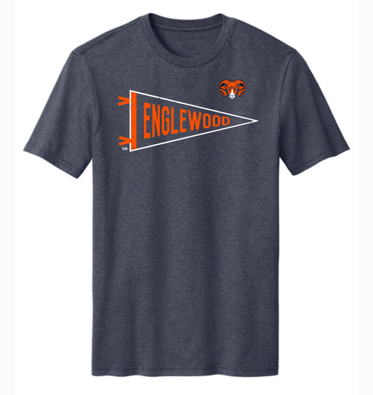 The Englewood Rams Pennant Tee