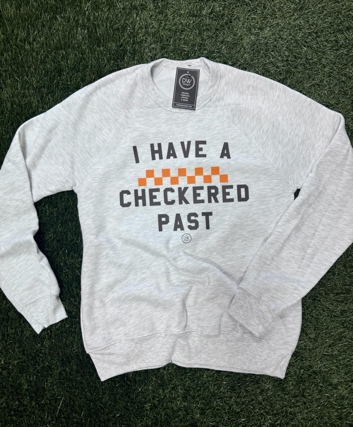 The Checkered Past Sweatshirt - Ath Grey