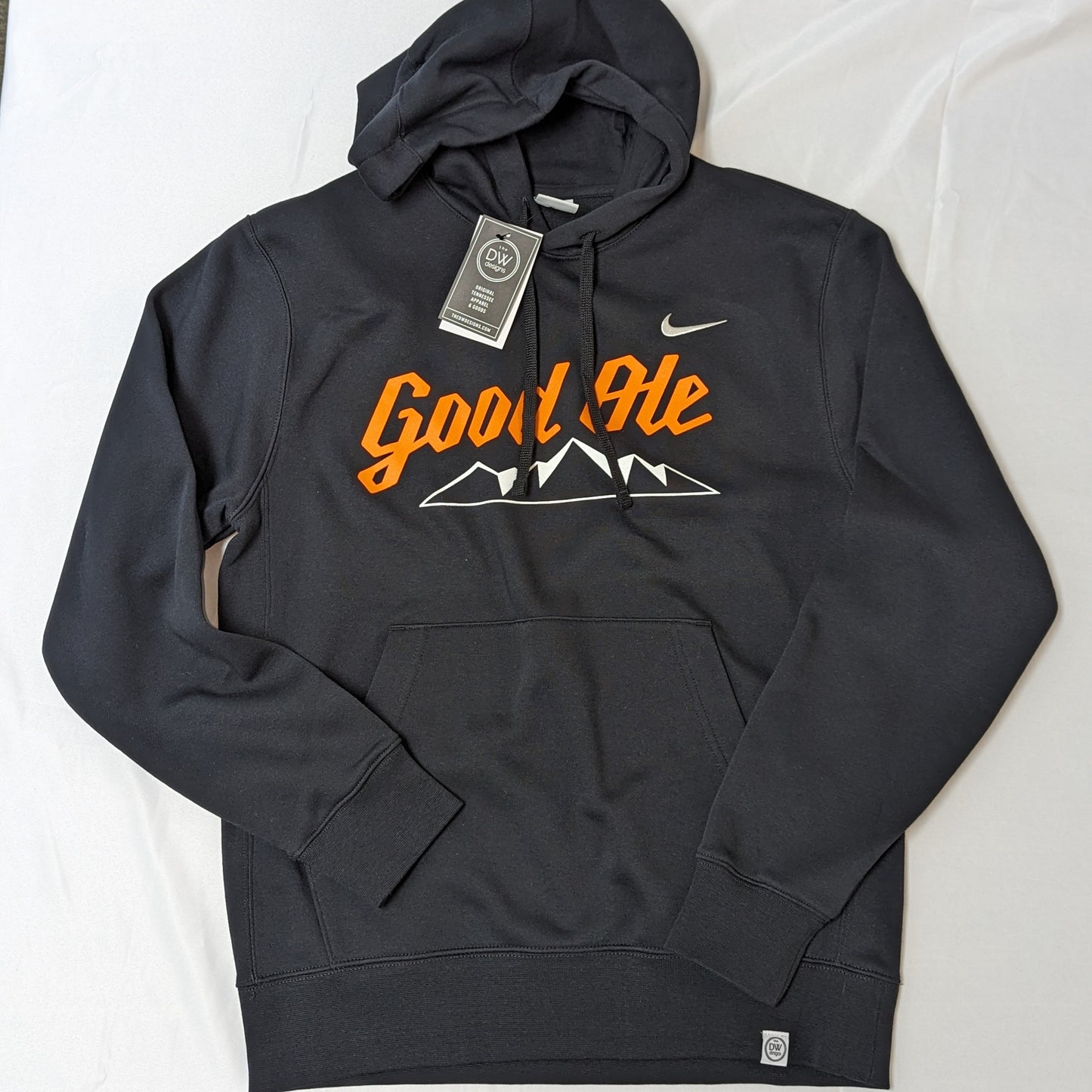 The Nike Good Ole 4.0 Hoodie features the words good ole above mountains. Sold by The DW Designs, Knoxville, TN.