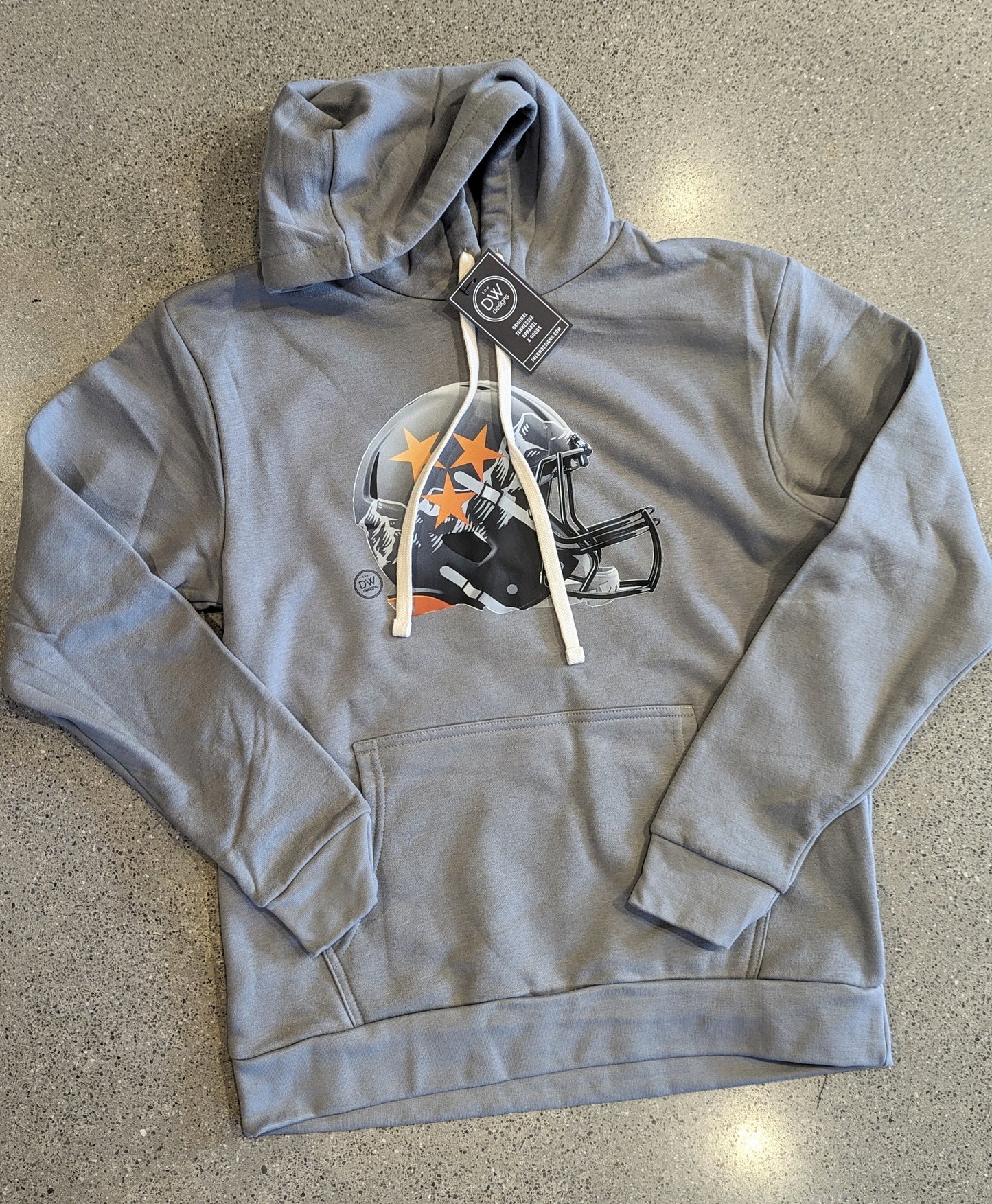 The Smokey Grey Helmet Hoodie - PRE-ORDER