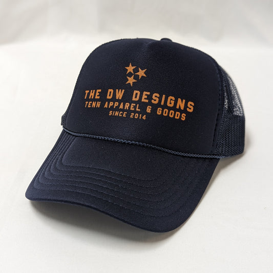 The DW Tenn Foam Trucker Hat - Navy