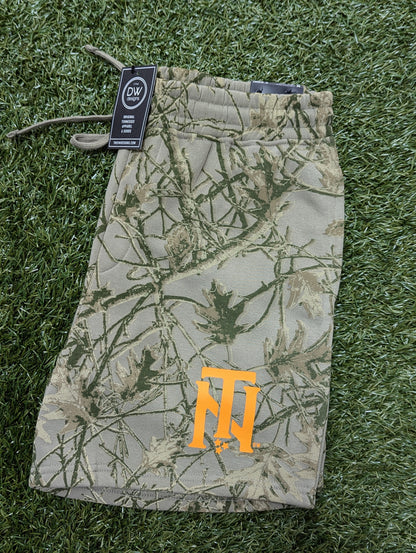 The TN Interlock Real Tree Camo Fleece Shorts