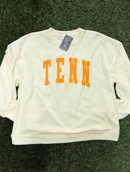 The Arched TENN Women's Solid Fleece Knit Sweatshirt