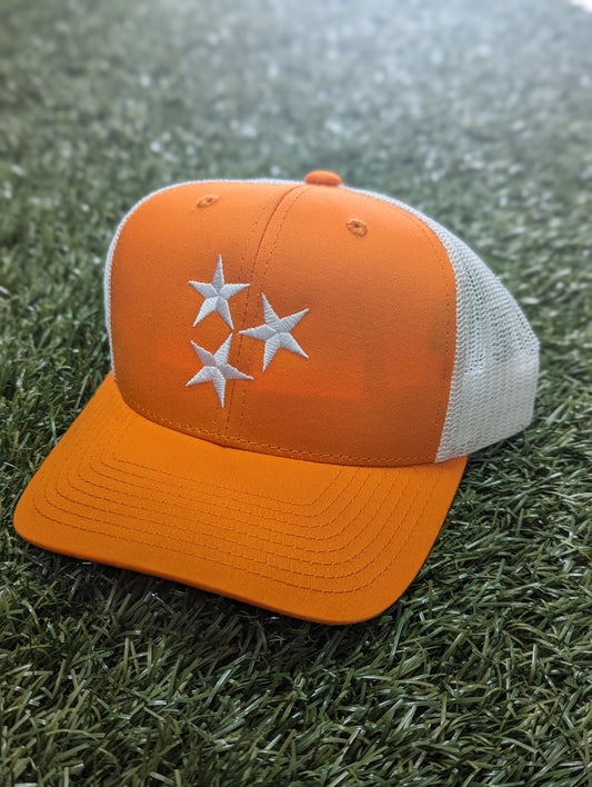 The Tristar Trucker Hat - ORANGE