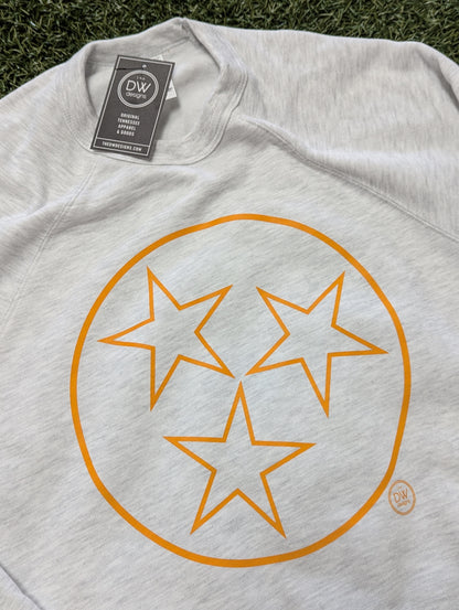 The Tristar Outline Sweatshirt - Ath Grey