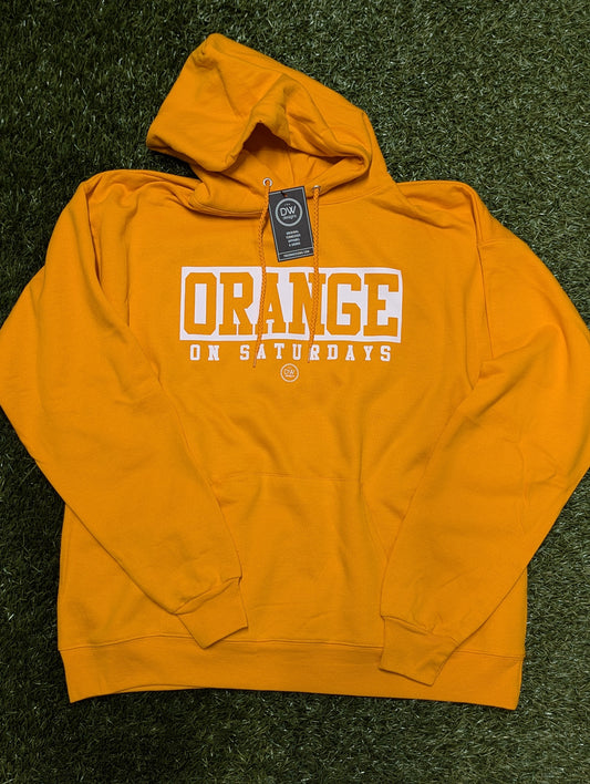 The Saturday Block Hoodie - Orange