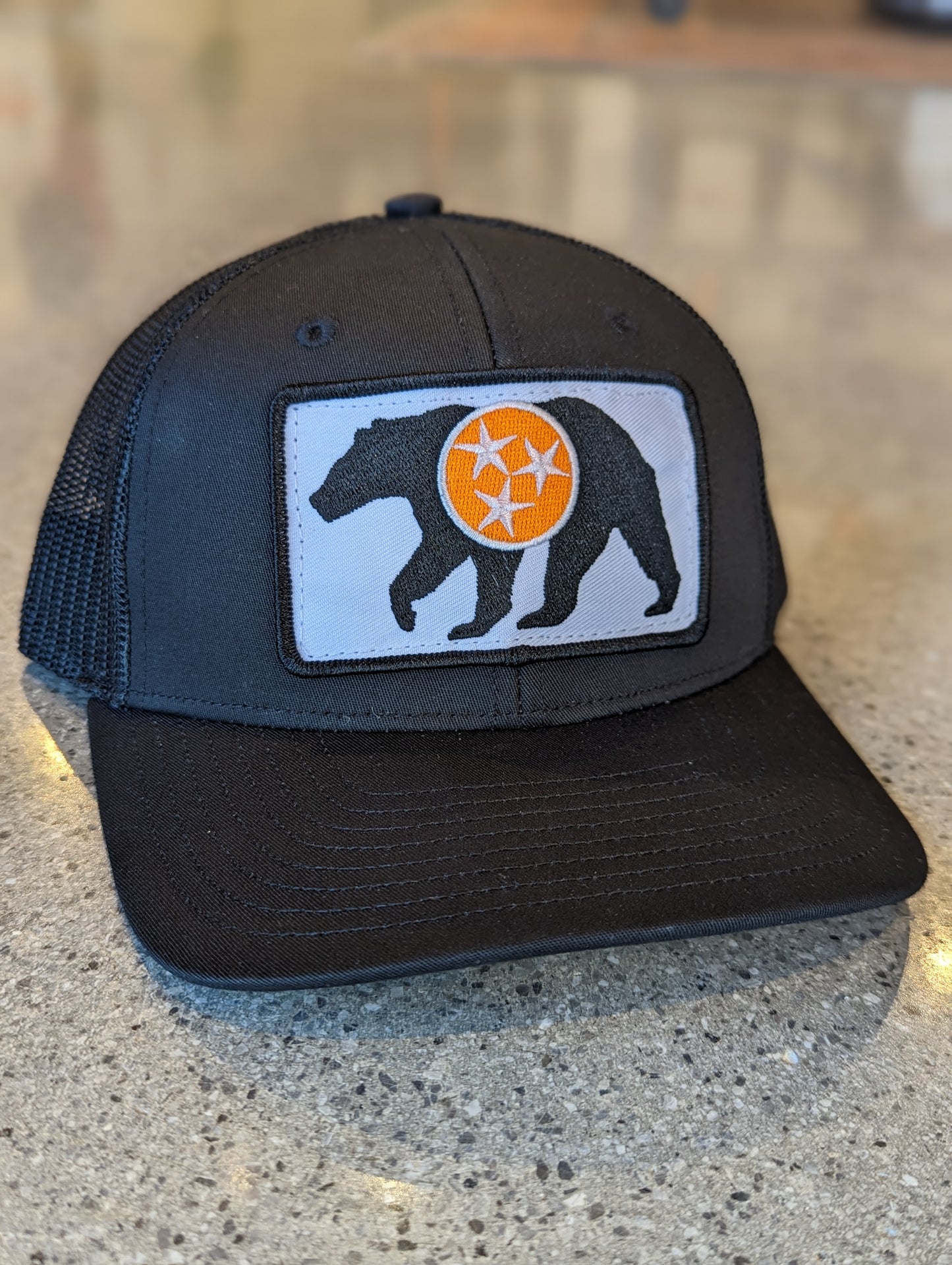 The Native Bear Kids' Trucker Hat - Black - PRE-ORDER