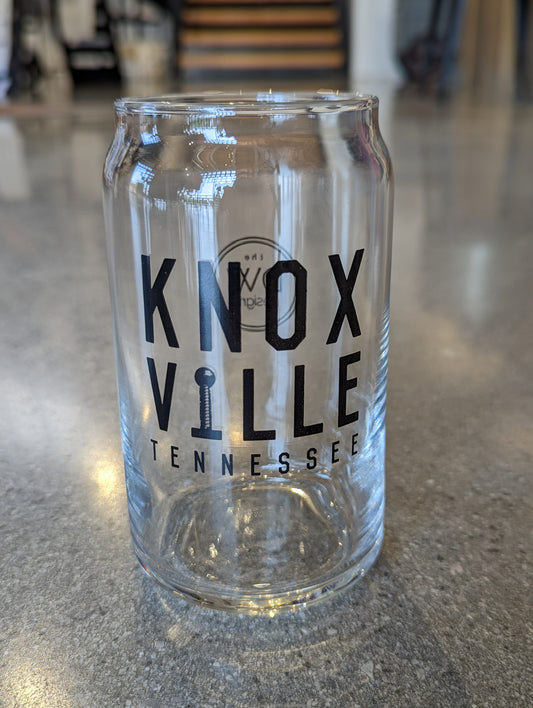 The Knoxville Stacked Can Glass