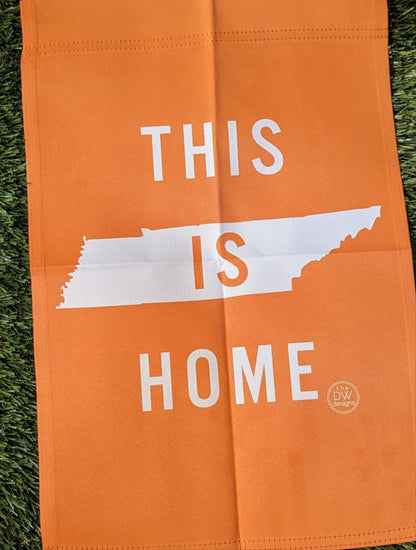 The This is Home Yard Flag - Orange