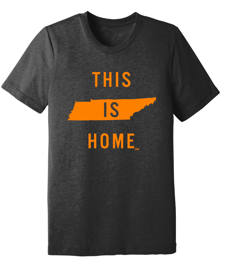 The This is Home Tee - Charcoal