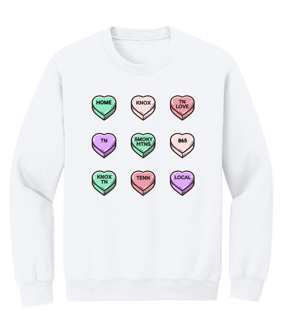The TN Candy Hearts Sweatshirt
