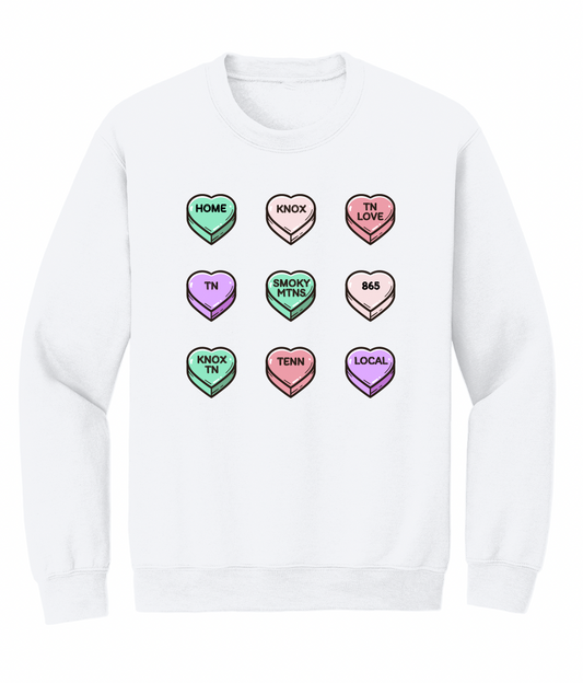 The TN Candy Hearts Sweatshirt