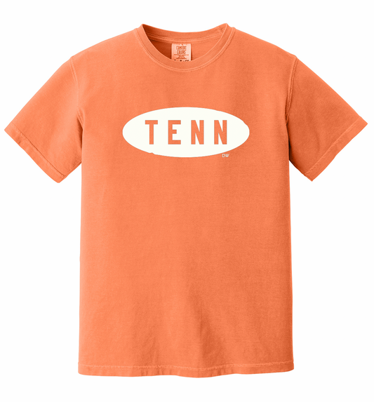 The TENN Oval CC Tee - Orange