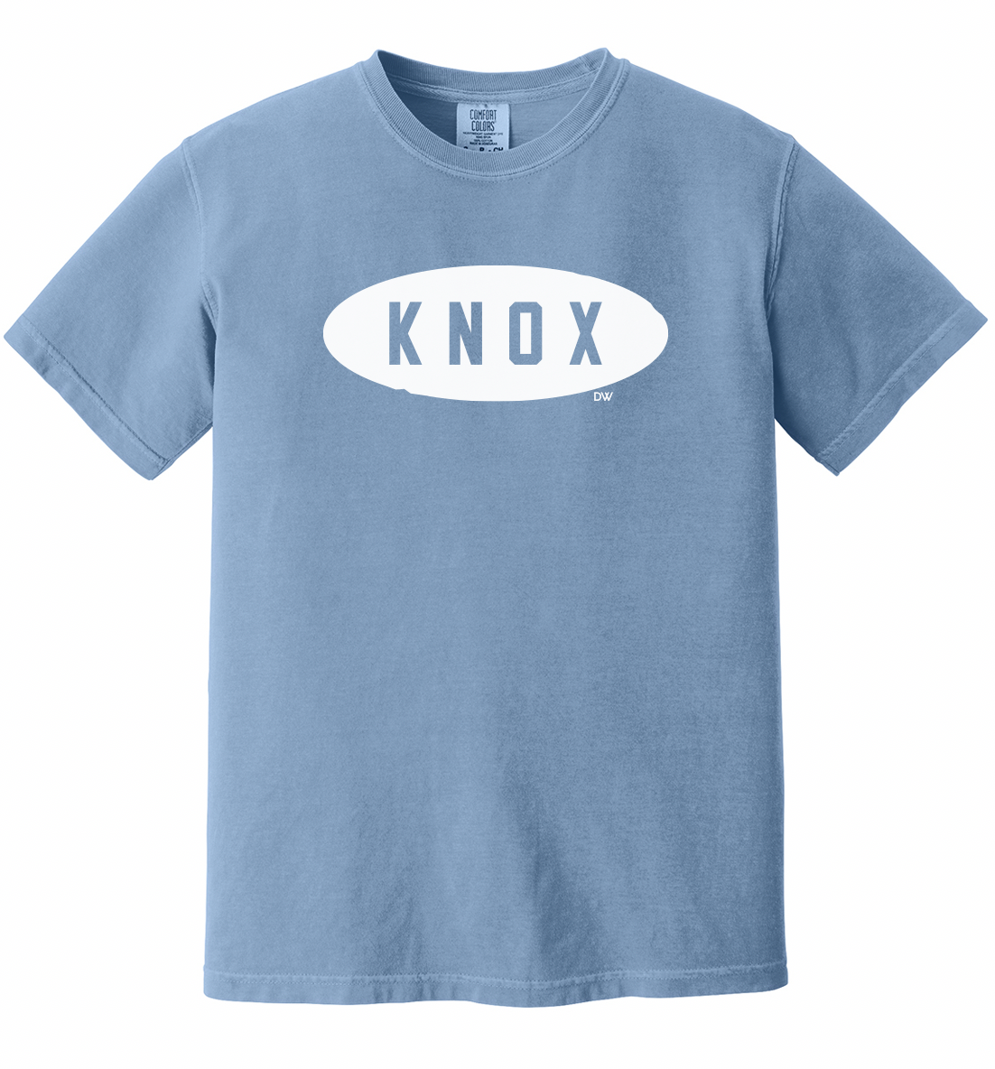 The KNOX Oval CC Tee - Denim