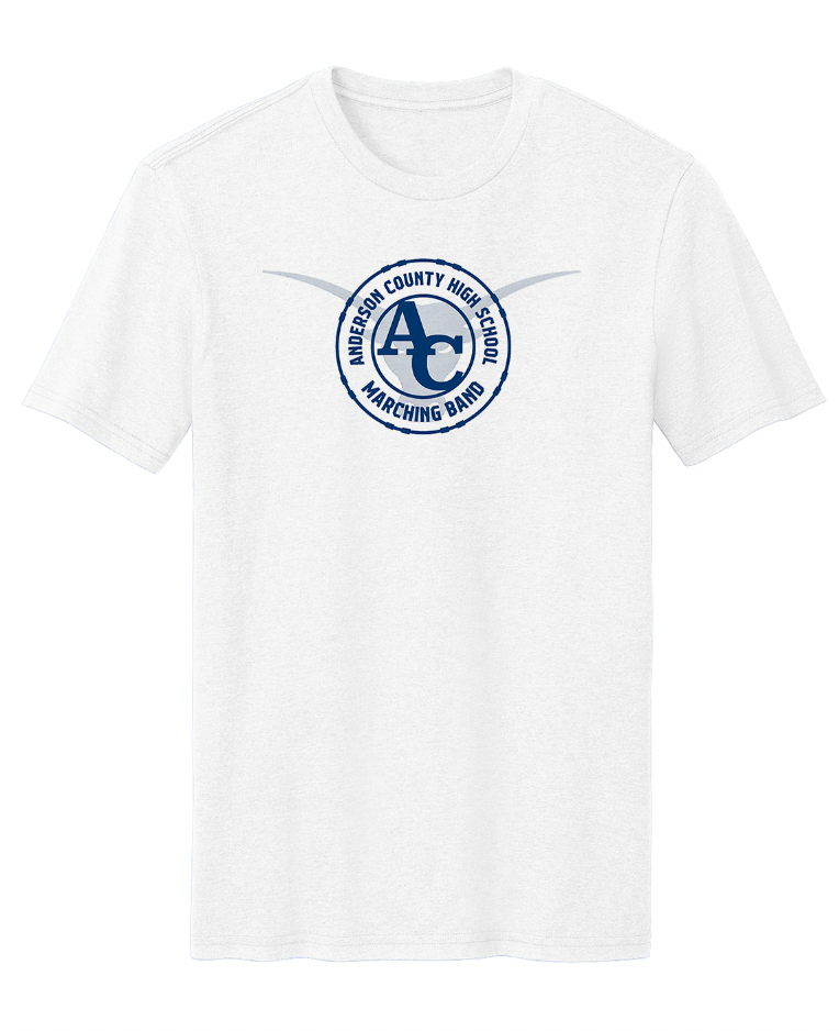 The AC Marching Band Tee - White