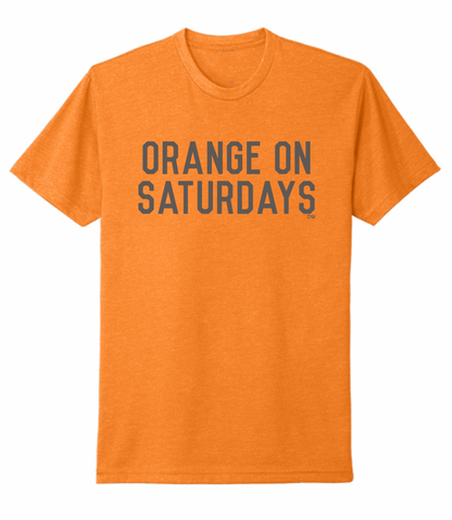 The Saturday Tee - Orange