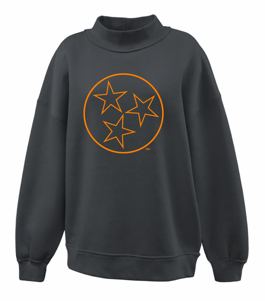 The Tristar Outline Mockneck Sweatshirt - PRE-ORDER
