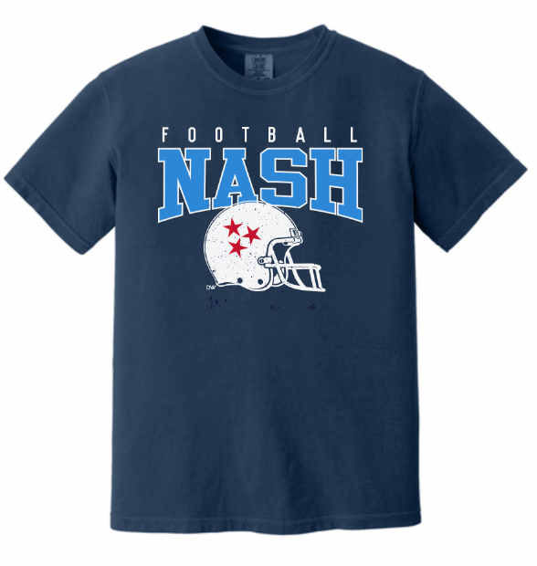 The NASH Football CC Tee
