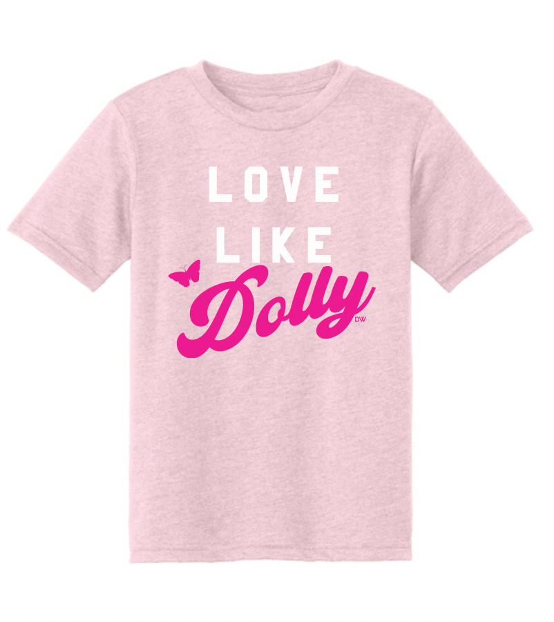 The Love Like Dolly Kids' Pink Tee - PRE-ORDER