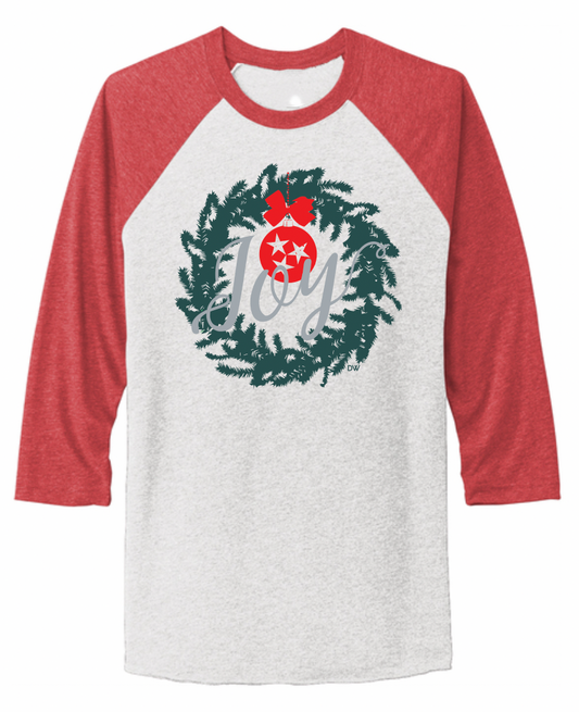 The TN Joy Christmas Raglan