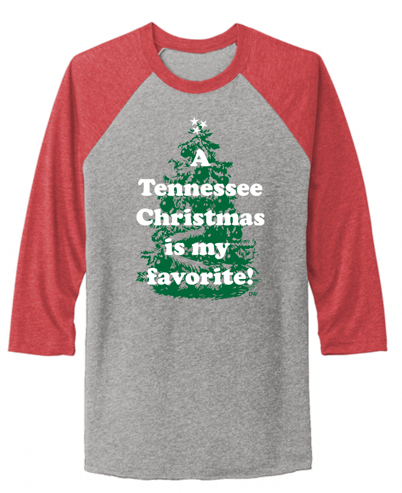 The Favorite TN Christmas Raglan