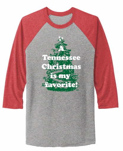 The Favorite TN Christmas Raglan